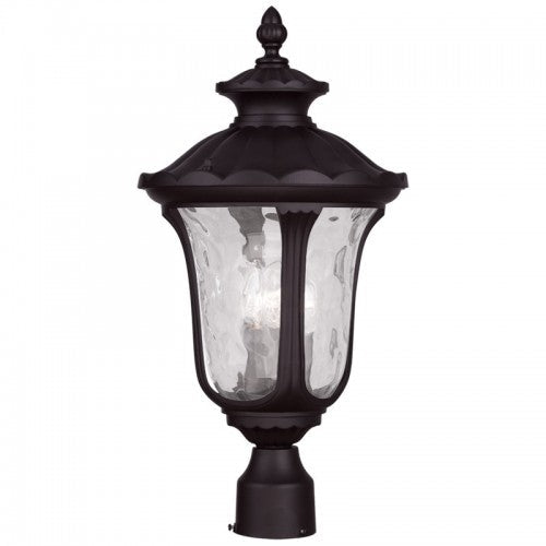 ##Antique Hardware## 3 Light Bronze Outdoor Post Top Lantern