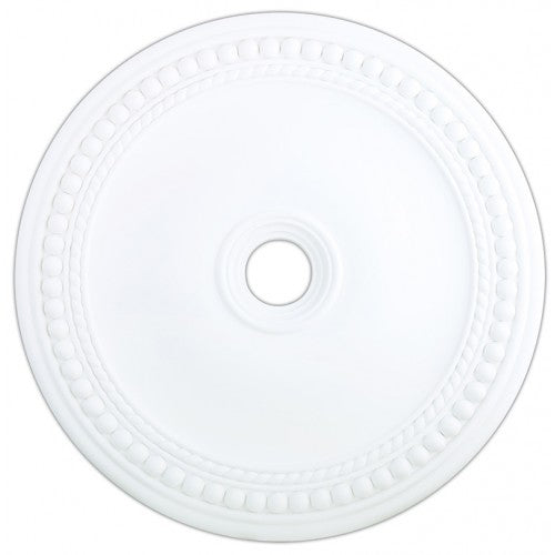 ##Antique Hardware## White Ceiling Medallion