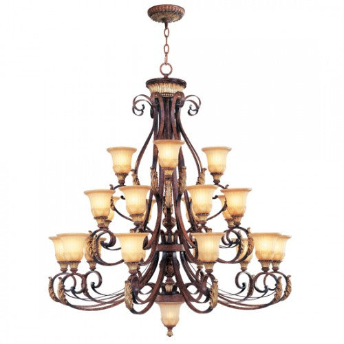 ##Antique Hardware## 23 Light Verona Bronze Chandelier