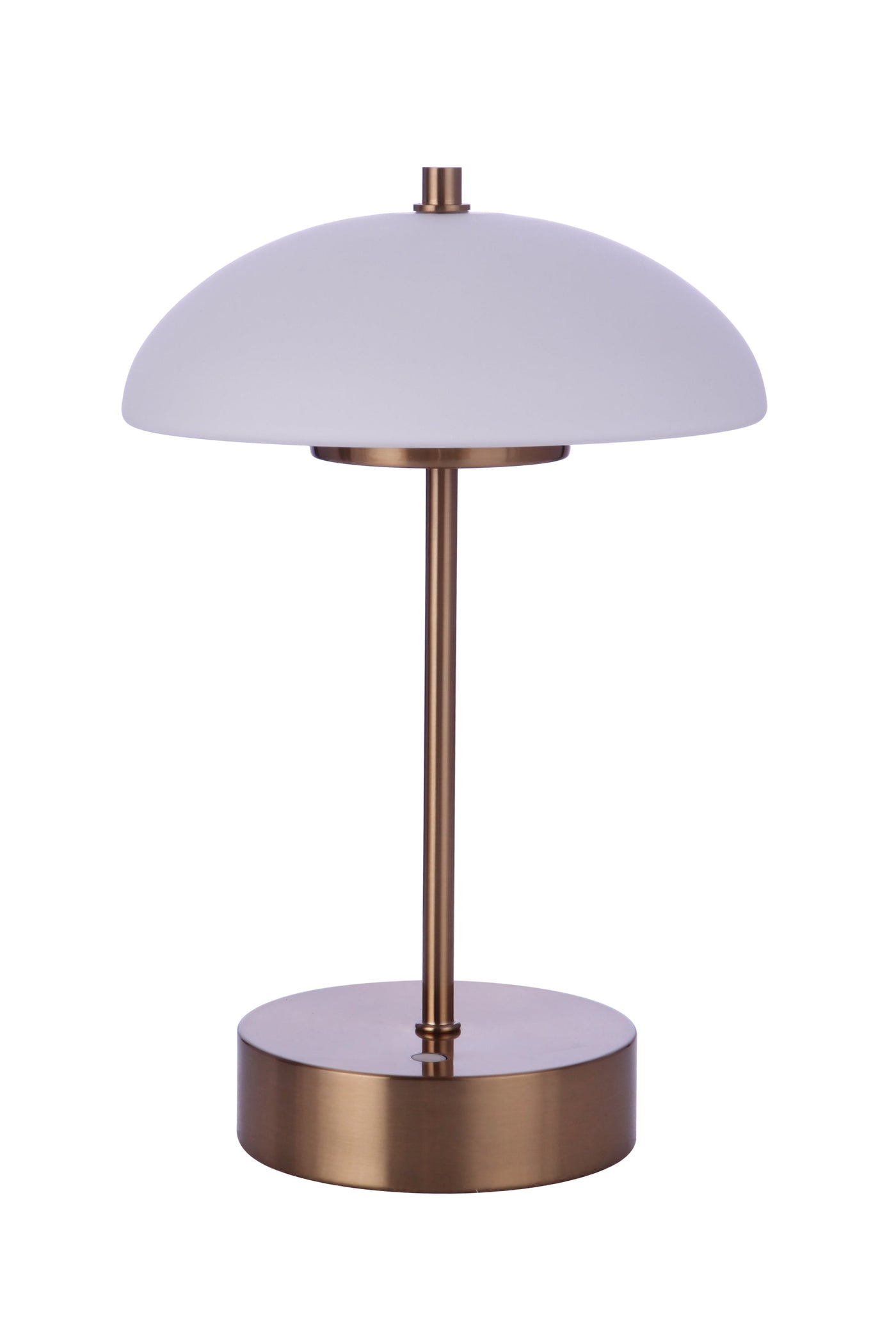 ##Antique Hardware## Indoor/Outdoor Rechargeable Dimmable LED Portable Lamp in Satin Brass