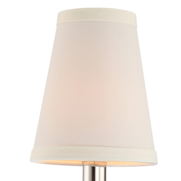 ##Antique Hardware## Baxter 1 Light Polished Nickel Sconce