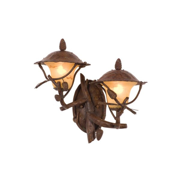 Ponderosa Outdoor 2 Light Wall Bracket (Left)