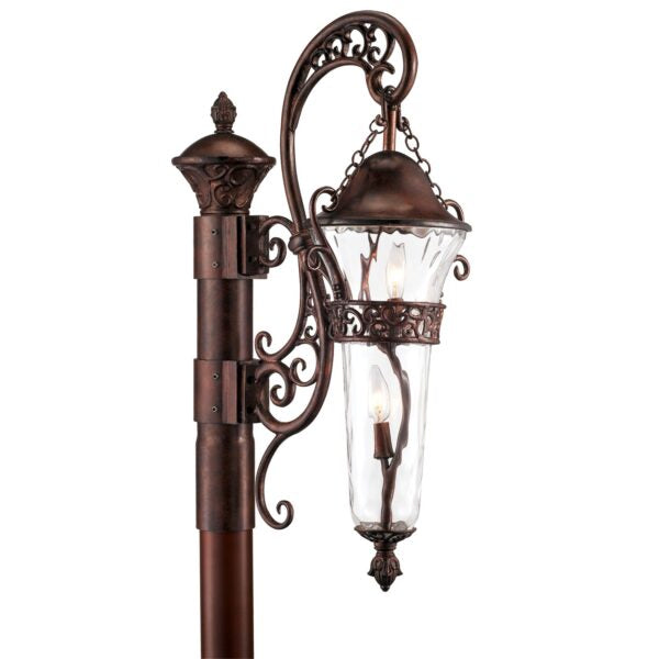 ##Antique Hardware## Anastasia Outdoor 2 Light Large Post Mount