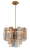 ##Antique Hardware## Addis 4 Light Aged Brass Chandelier