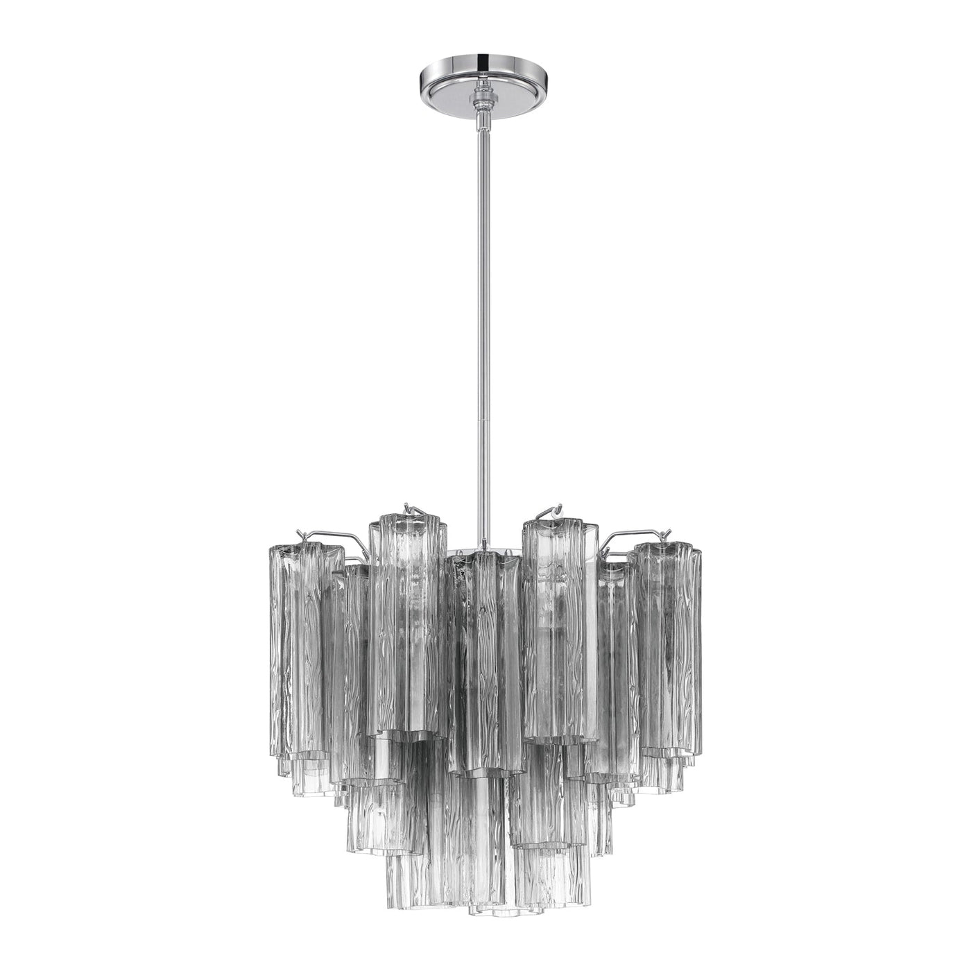 ##Antique Hardware## Addis 4 Light Polished Chrome Chandelier