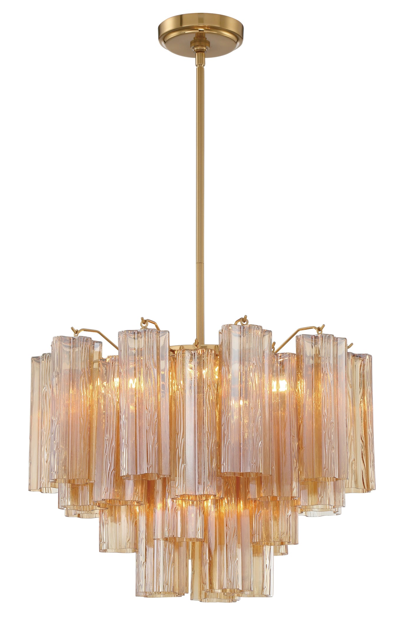 ##Antique Hardware## Addis 6 Light Aged Brass Chandelier