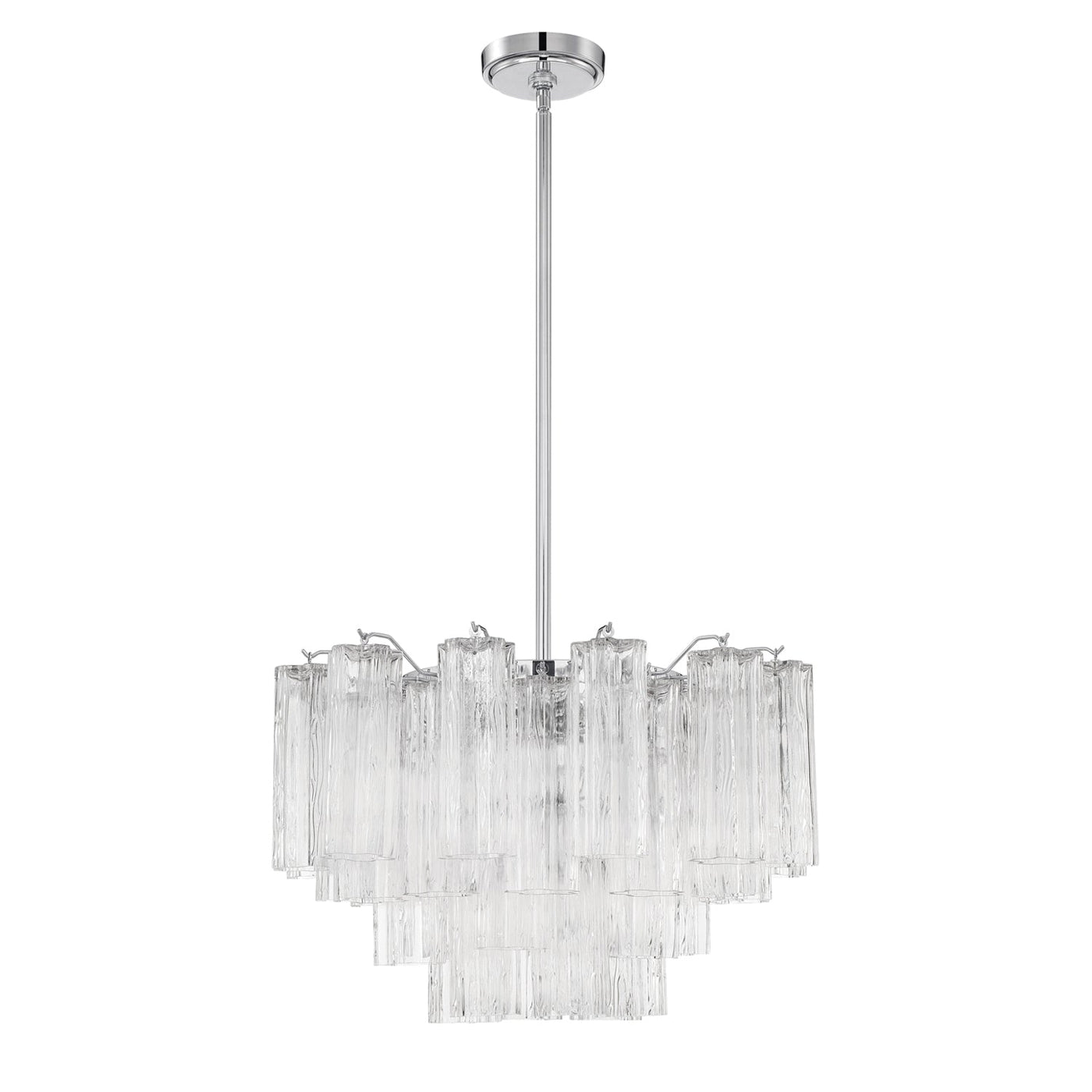 ##Antique Hardware## Addis 9 Light Polished Chrome Chandelier