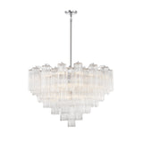 ##Antique Hardware## Addis 16 Light Polished Chrome Chandelier