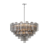 ##Antique Hardware## Addis 16 Light Polished Chrome Chandelier