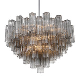 ##Antique Hardware## Addis 16 Light Polished Chrome Chandelier