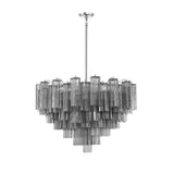 ##Antique Hardware## Addis 16 Light Polished Chrome Chandelier