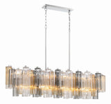 ##Antique Hardware## Addis 14 Light Polished Chrome Chandelier