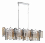 ##Antique Hardware## Addis 14 Light Polished Chrome Chandelier