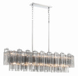 ##Antique Hardware## Addis 14 Light Polished Chrome Chandelier