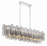 ##Antique Hardware## Addis 14 Light Polished Chrome Chandelier