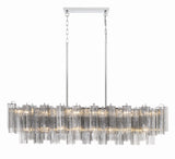 ##Antique Hardware## Addis 14 Light Polished Chrome Chandelier