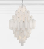 ##Antique Hardware## Addis 20 Light Polished Chrome Chandelier