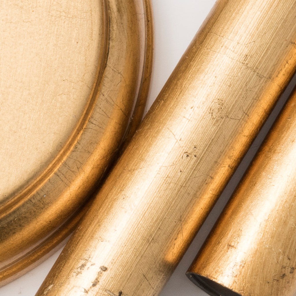 ##Antique Hardware## Fulton 1 Light Antique Gold Bathroom Vanity