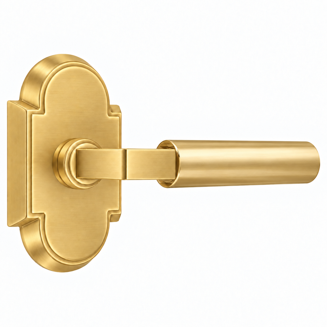 Magnifique® Arched Door Set with Modern Smooth Lever (Several Finishes Available)