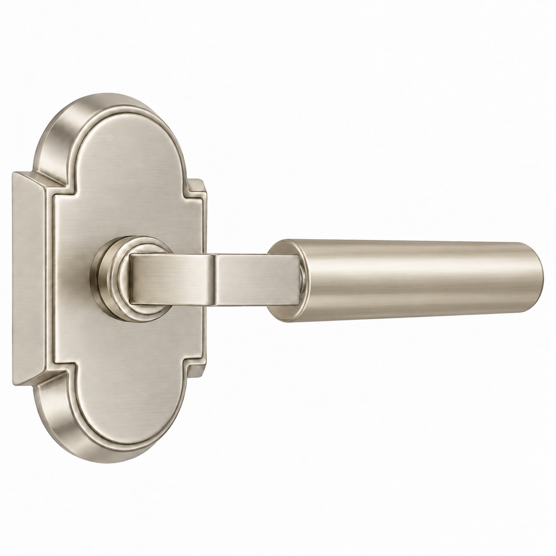 Magnifique® Arched Door Set with Modern Smooth Lever (Several Finishes Available)
