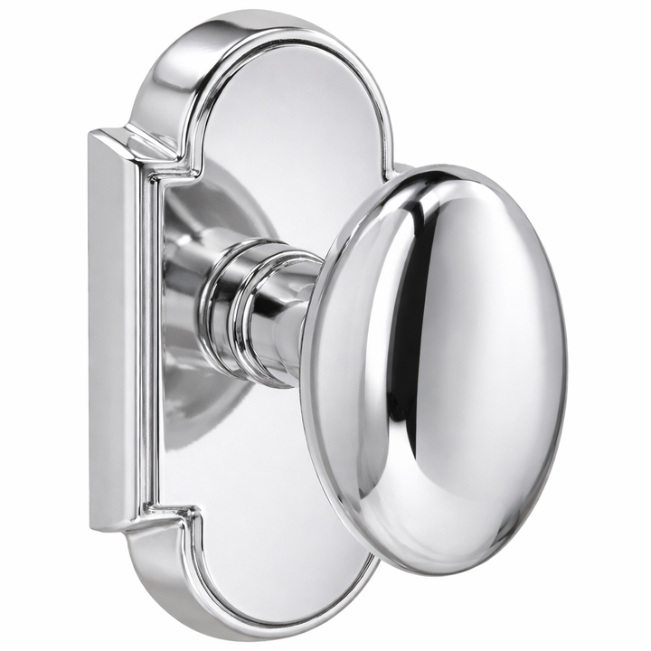 ##Antique Hardware## Magnifique® Arched Door Set with Brass Egg Knobs (Several Finishes Available)