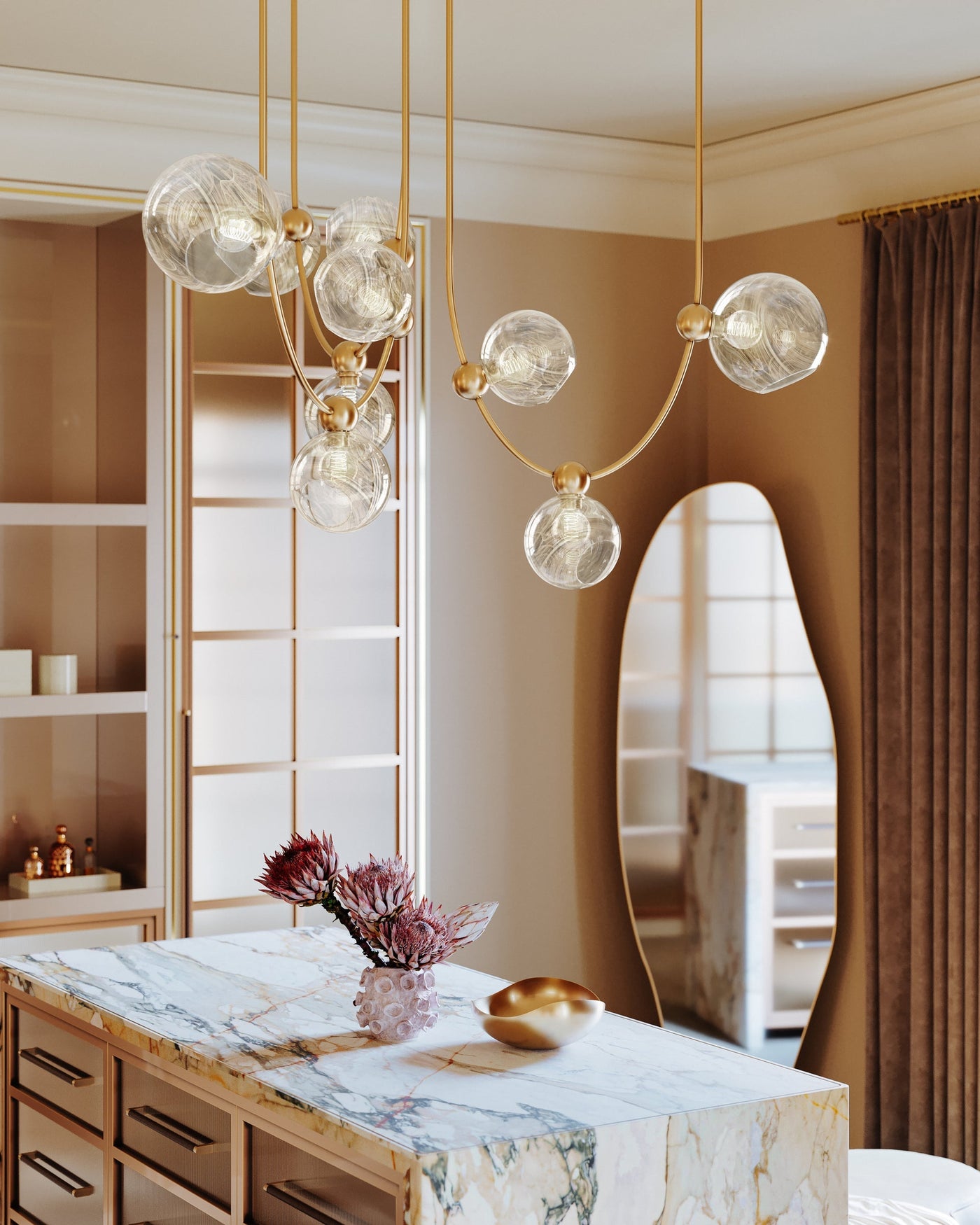 ##Antique Hardware## Astraia Chandelier