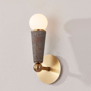 ##Antique Hardware## Dax Wall Sconce