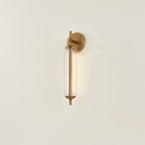 ##Antique Hardware## Blaze Exterior Wall Sconce