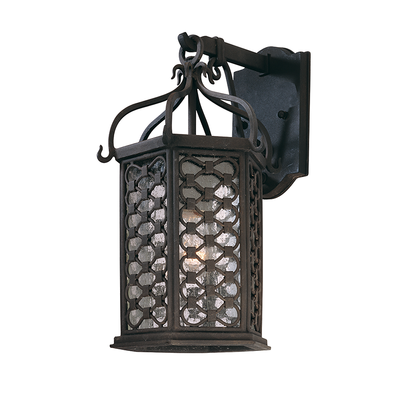 ##Antique Hardware## Los Olivos 1Lt Wall Lantern Small