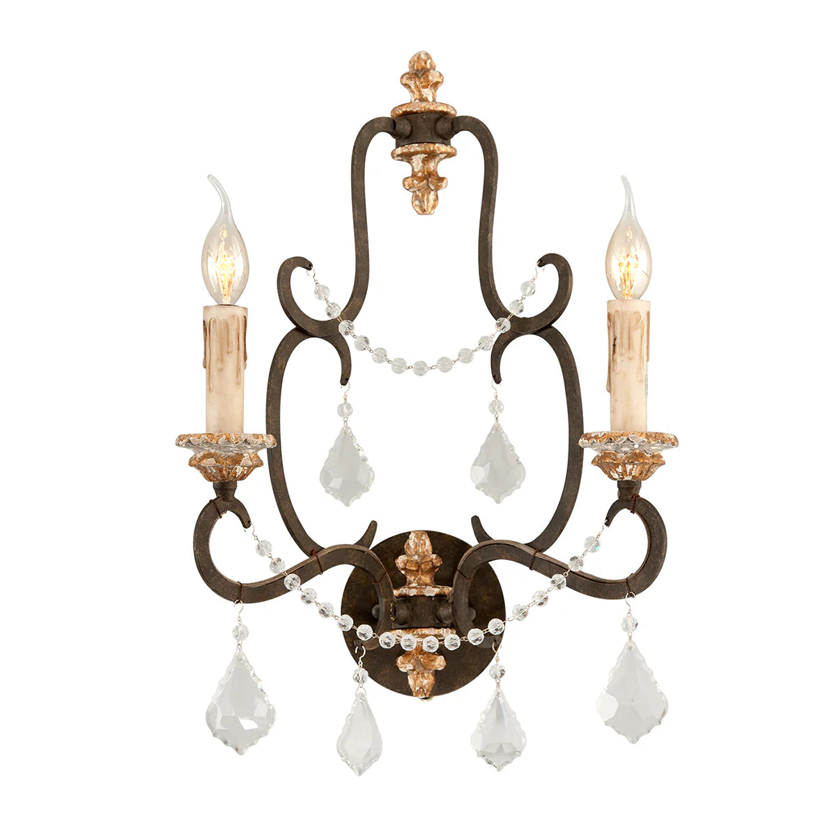 ##Antique Hardware## Bordeaux Wall Sconce