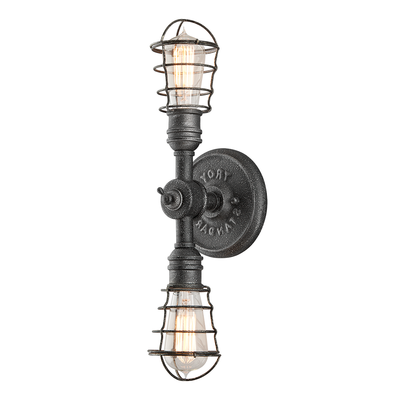 ##Antique Hardware## Conduit Wall Sconce