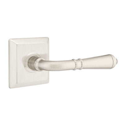 Antique Hardware Emtek Solid Brass Turino Lever With Quincy Rosette (Many Finishes Available) EMTEK LEVER DOOR KNOB