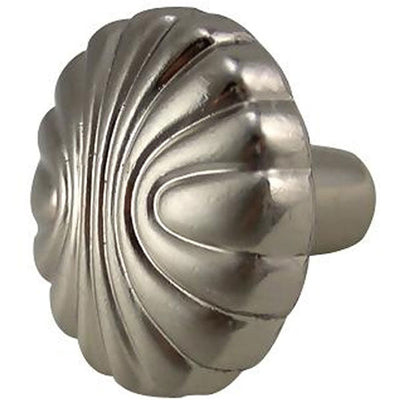 Antique Hardware 1 1/4 Inch Satin Nickel Round Seashell Cabinet & Furniture Knob CABINET KNOB