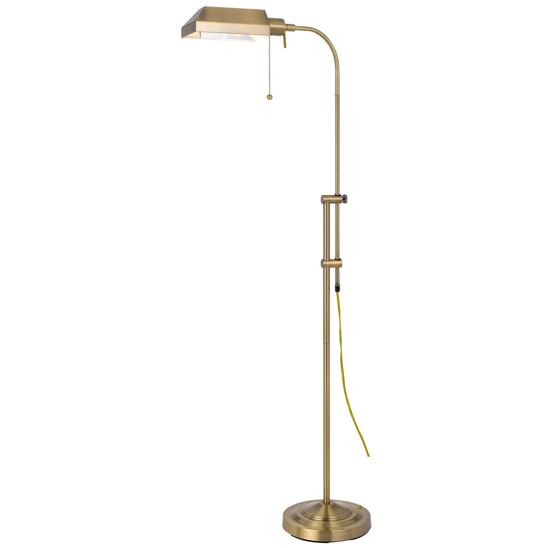 ##Antique Hardware## 100W PHARMACY FLOOR LAMP W/ADJUST POLE