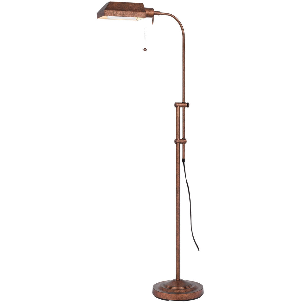 ##Antique Hardware## 100W PHARMACY FLOOR LAMP W/ADJUST POLE