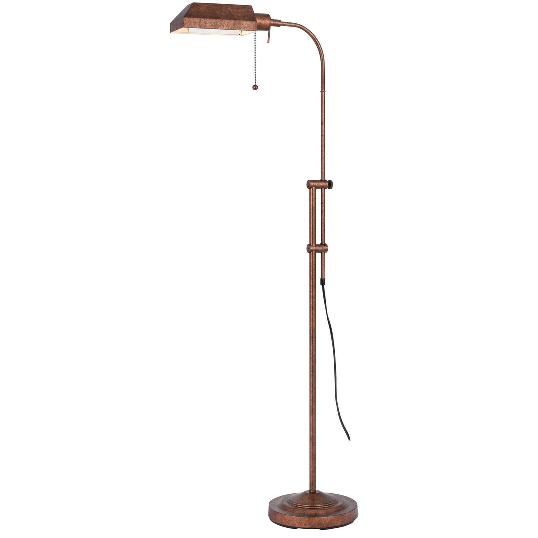 ##Antique Hardware## 100W PHARMACY FLOOR LAMP W/ADJUST POLE