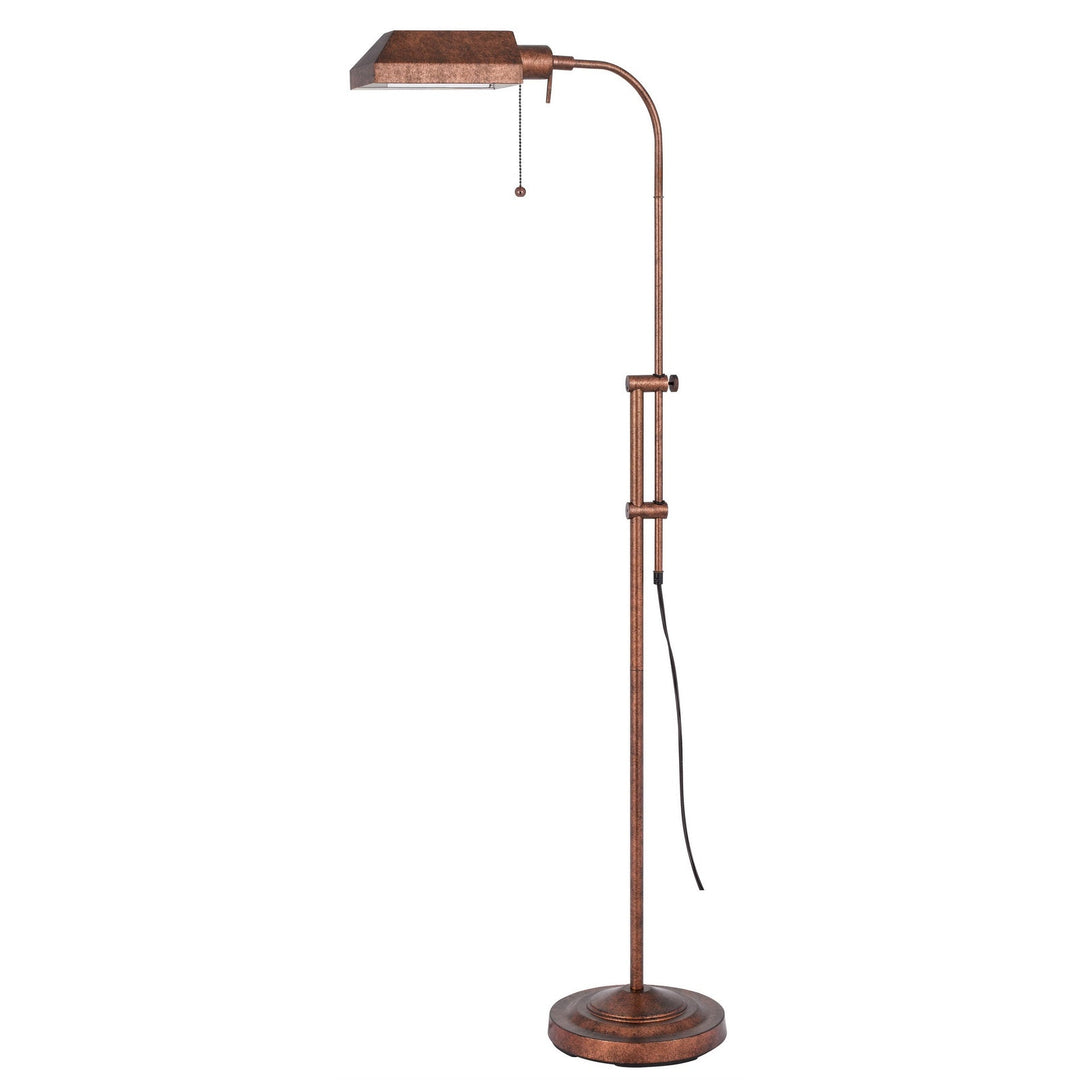 ##Antique Hardware## 100W PHARMACY FLOOR LAMP W/ADJUST POLE