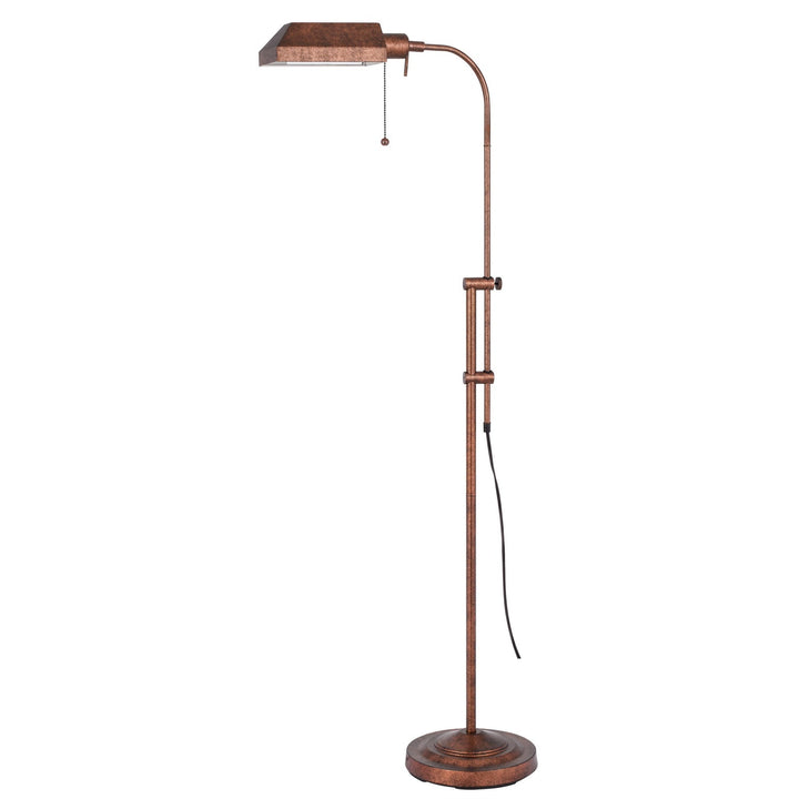 ##Antique Hardware## 100W PHARMACY FLOOR LAMP W/ADJUST POLE