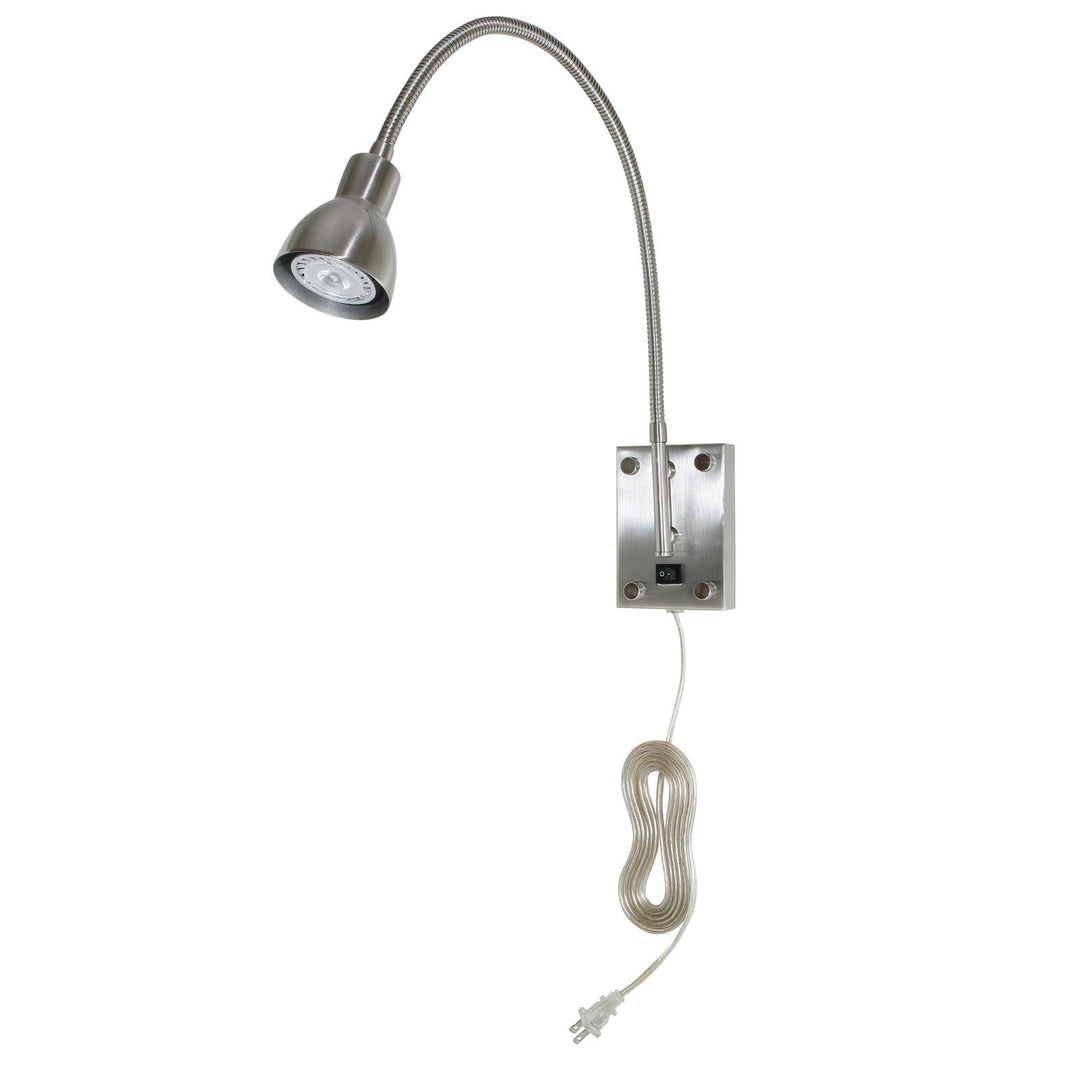##Antique Hardware## 120V,3W 4000K LED GOOSENECK LIGHT