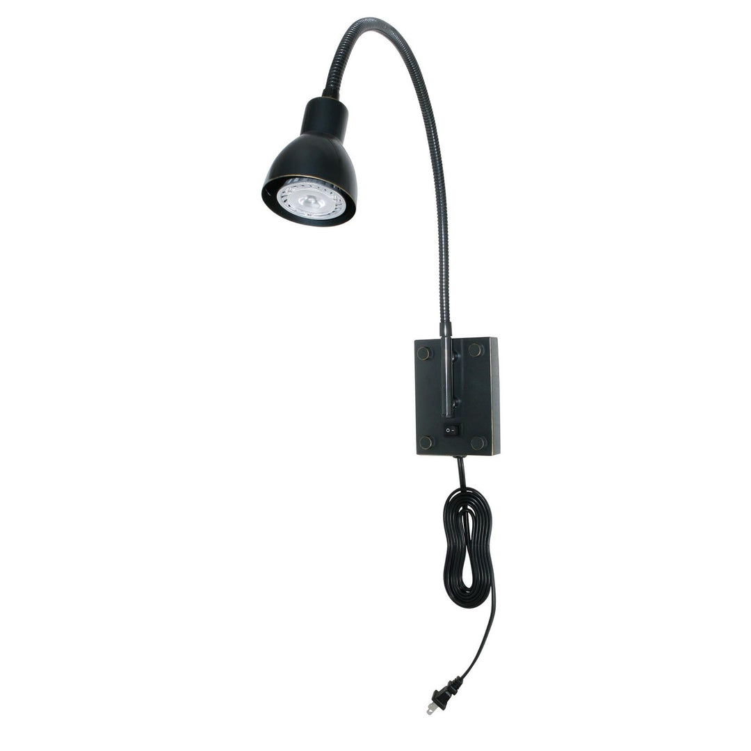 ##Antique Hardware## 120V,3W 4000K LED GOOSENECK LIGHT