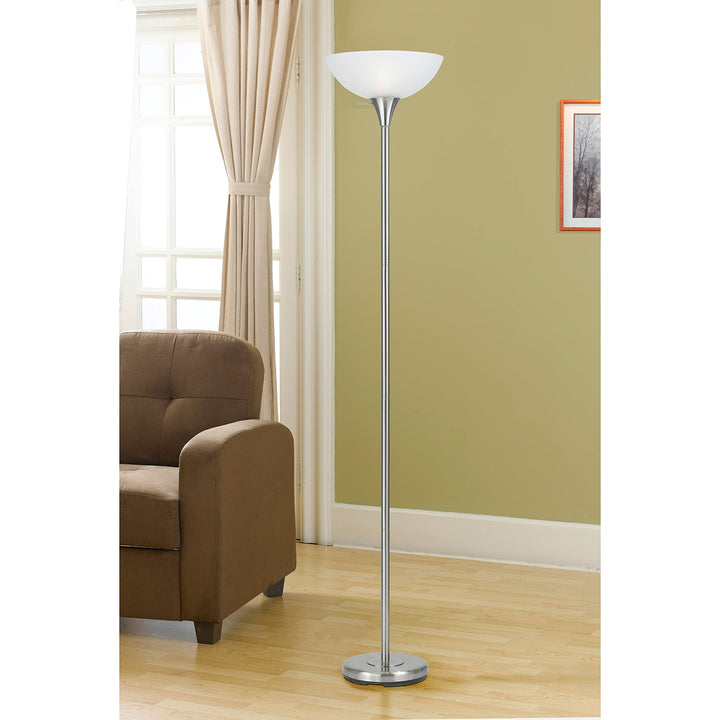 ##Antique Hardware## 150W 3 WAY METAL TORCHIERE LAMP