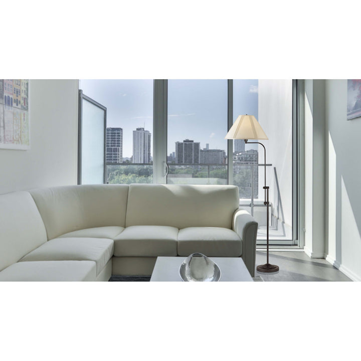 ##Antique Hardware## 150W 3 WAY FLOOR LAMP WITH ADJUSTABLE HEIGHT