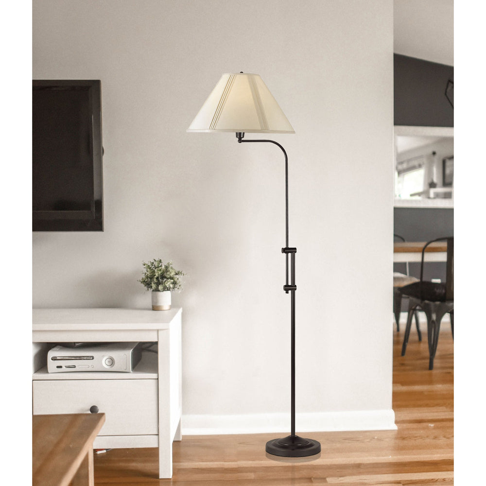 ##Antique Hardware## 150W 3 WAY FLOOR LAMP WITH ADJUSTABLE HEIGHT