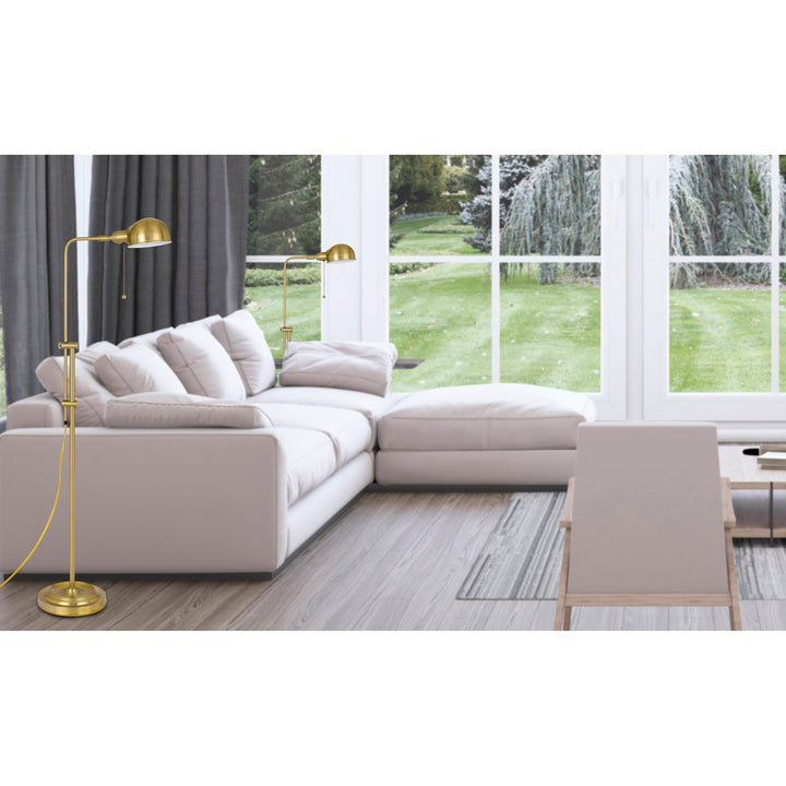 ##Antique Hardware## 60W CROBY PHARMACY ADJUSTABLE FLOOR LAMP