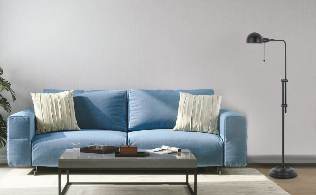 ##Antique Hardware## 60W CROBY PHARMACY FLOOR LAMP