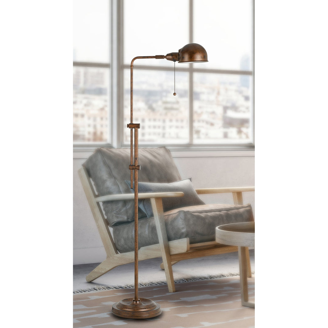 ##Antique Hardware## 60W CROBY PHARMACY FLOOR LAMP