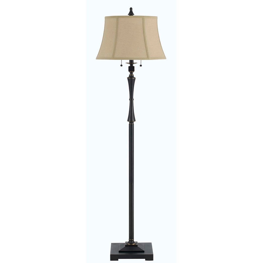 ##Antique Hardware## 60W X 2 MADISON CLUB FLOOR LAMP
