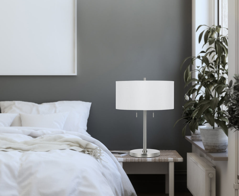 ##Antique Hardware## 60W X 2 CALAIS METAL TABLE LAMP