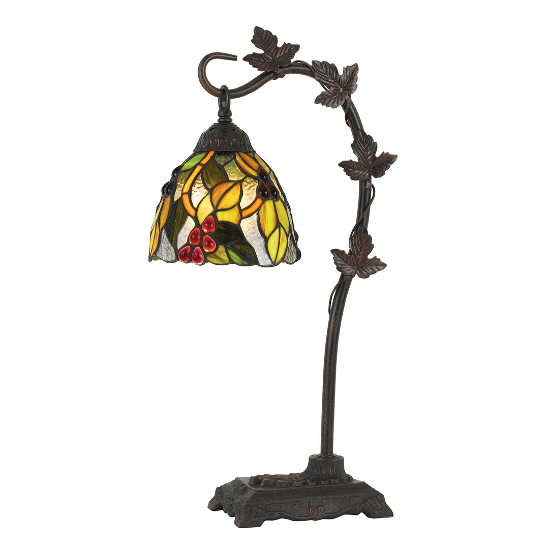 ##Antique Hardware## 60W COTULLA DOWNBRDIGE TIFFANY TABLE LAMP