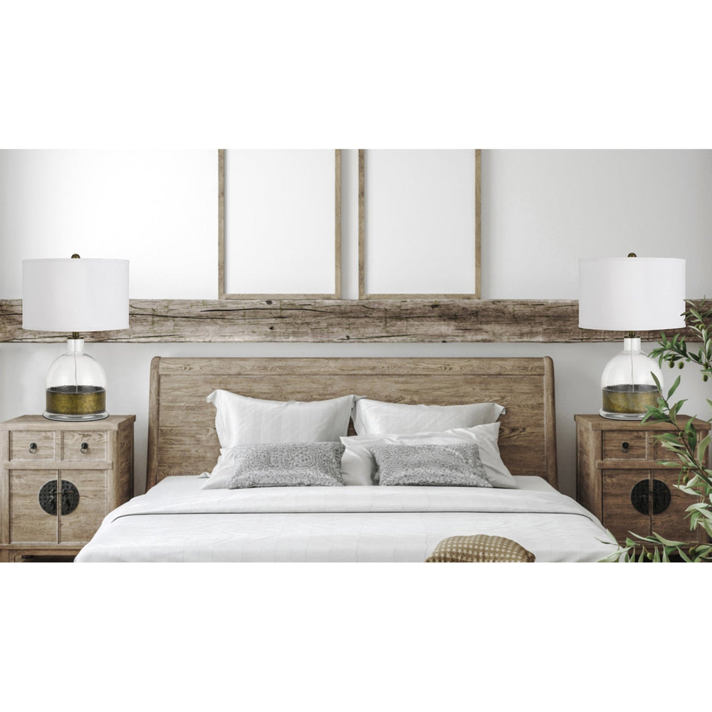 ##Antique Hardware## 150W 3 WAY RAPALLO GLASS/METAL TABLE LAMP